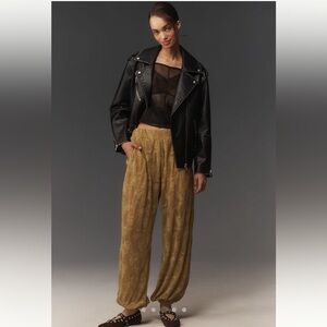 NWT Anthropologie Maeve sheer lace balloon pants